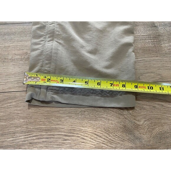 The North Face Paramount Mens M Short Convertible Beige Belted Zip Off Pants - Picture 8 of 11